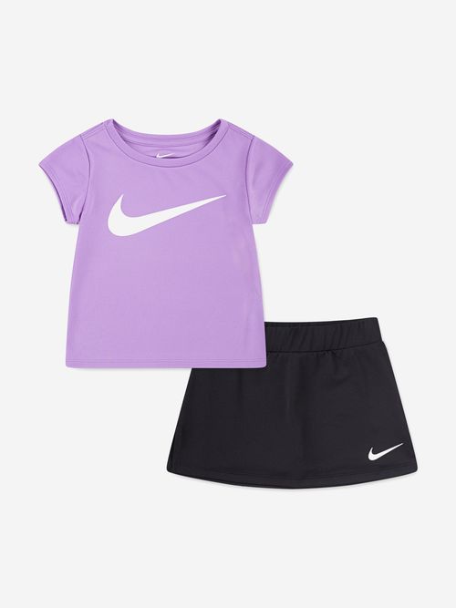 Girls Dri-Fit Scooter Skirt Set in Purple