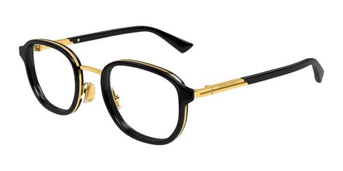 Bottega Veneta BV1376O 001 Men's Eyeglasses Black Size 49 (Frame Only) - Blue Light Block Available