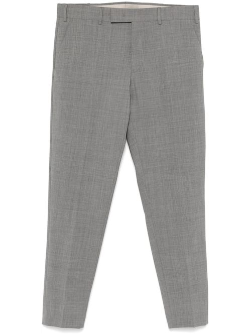 Rebel Fit Wool Trousers with Hidden Button-Hook-Zip Closure
