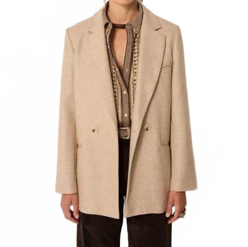 Anna Blazer In Beige