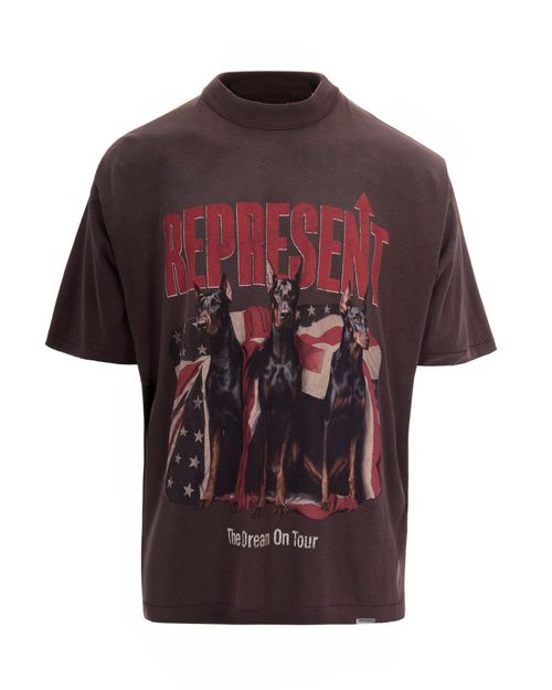Brown Graphic T-Shirt