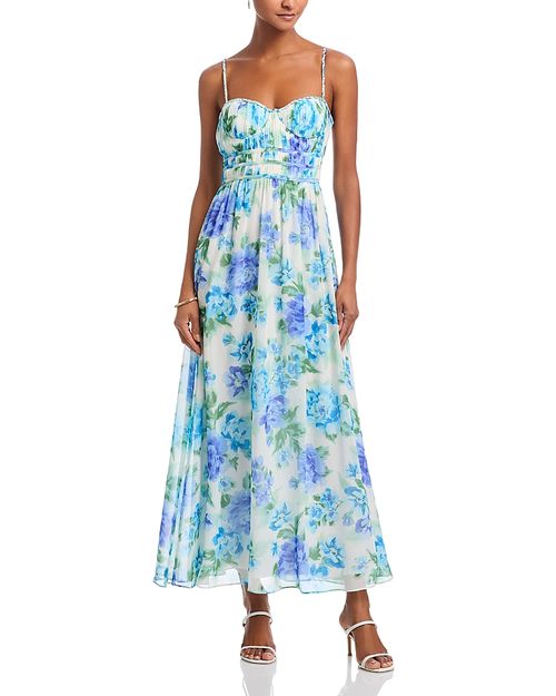 Floral Sleeveless Maxi Dress - Exclusive