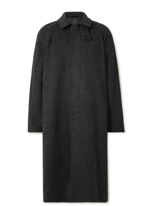 Installation Brushed Virgin Wool, Mohair and Cashmere-Blend Coat