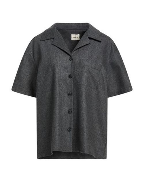 Woman Shirt Grey Size S Wool, Cashmere, Elastane