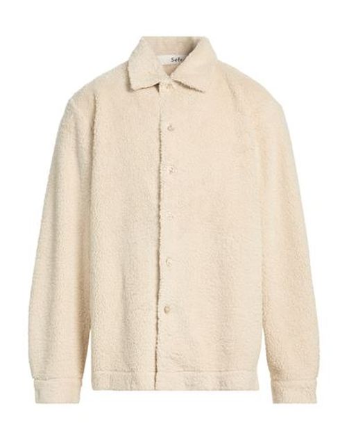Séfr Man Shirt Beige Size L Polyester