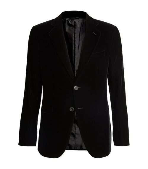 Stretch-Velvet Icon George Blazer