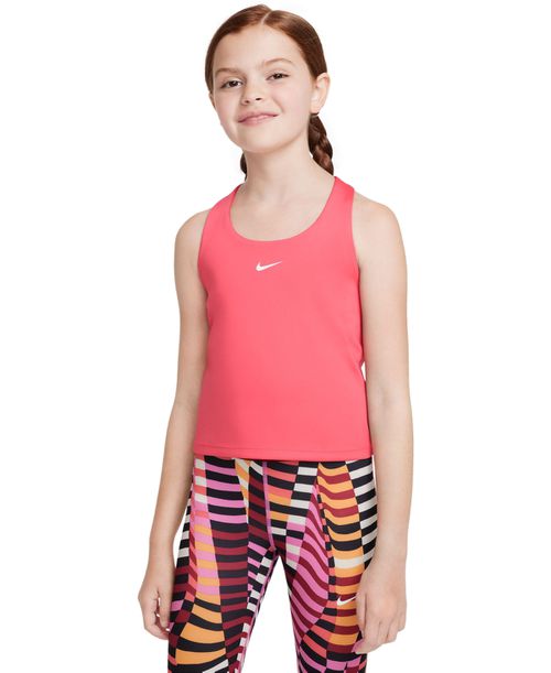 Big Girls Dri-fit Swoosh Tank Sports Bra - Aster Pink