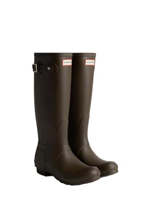 Hunter Womens Original Tall Boots Dark Brown