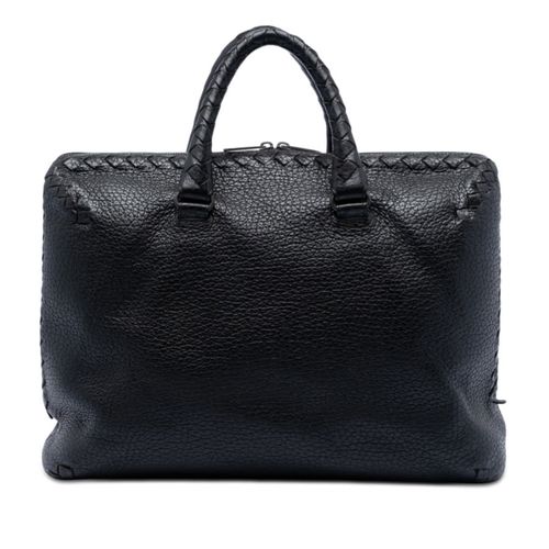 Pre-owned Intrecciato Trimmed Cervo Briefcase Ladies P4V36J9H9QXAKZK9
