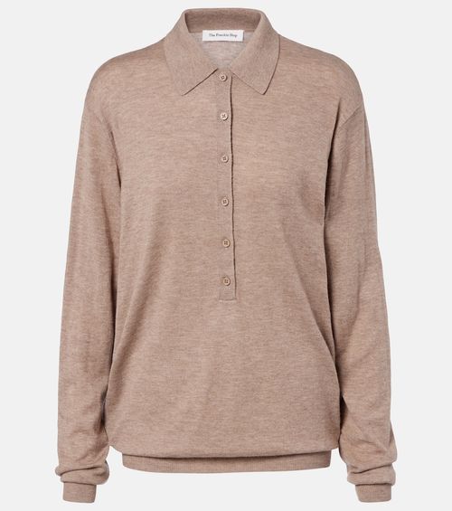 Tala wool-blend polo sweater