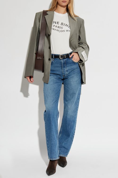 Wool Blazer, Women's, Grey
