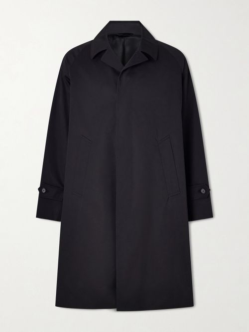 Structured Cotton-Blend Coat