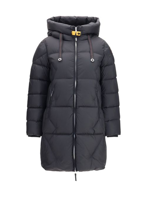 Down Coat — Black