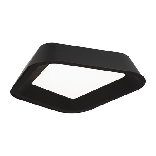 Rhonan 1-Light 3.00"H LED Flush Mount in Nightshade Black
