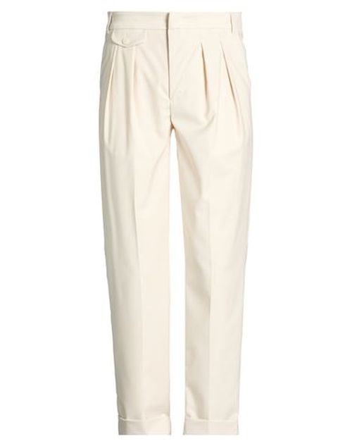 Man Pants Cream Size 33 Polyester, Viscose, Elastane