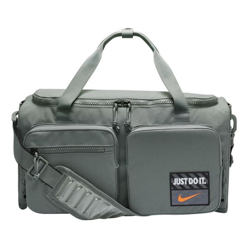Athletic Zipper  Fabric Gym Bag Travel Bag  Handbag Unisex Smoke Gray
