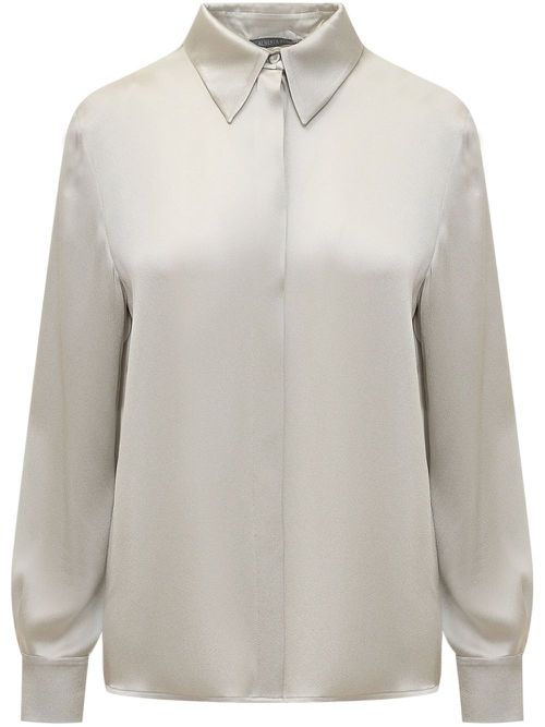 Satin shirt - Grey