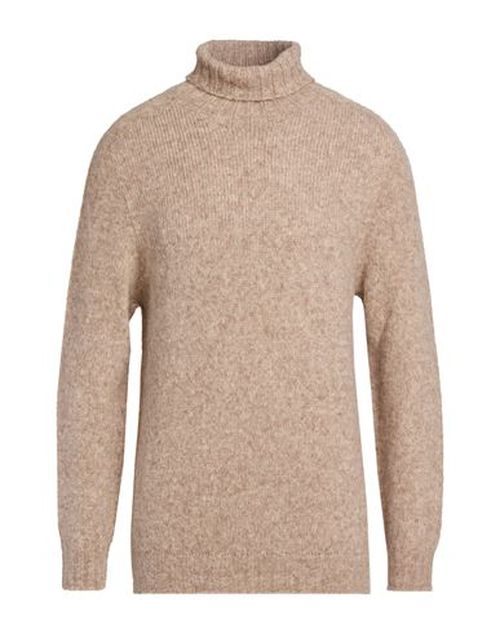 Man Turtleneck Sand Size L Alpaca wool, Polyamide