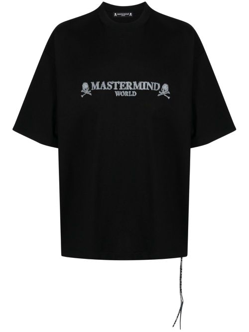 Skull short-sleeve cotton T-shirt - Black