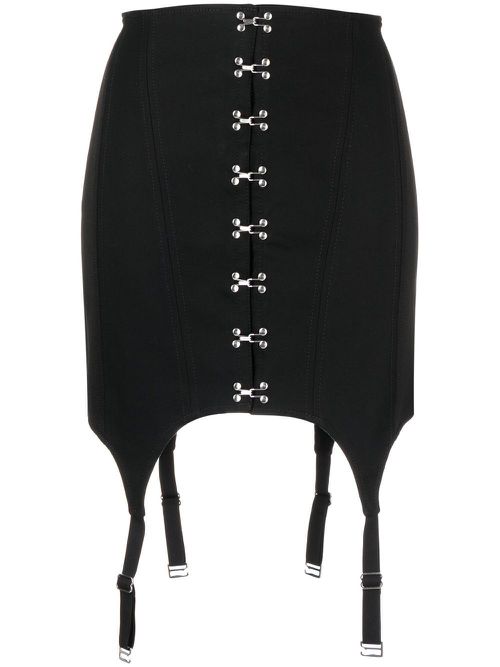 Corset garter skirt - Black