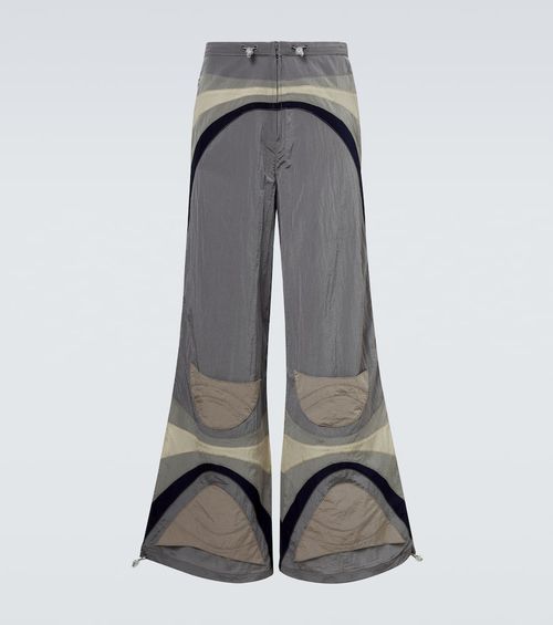 Technical flared pants