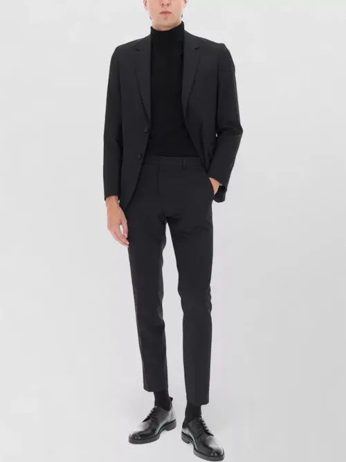 Boss - notch lapel jacket with button cuffs and pocket