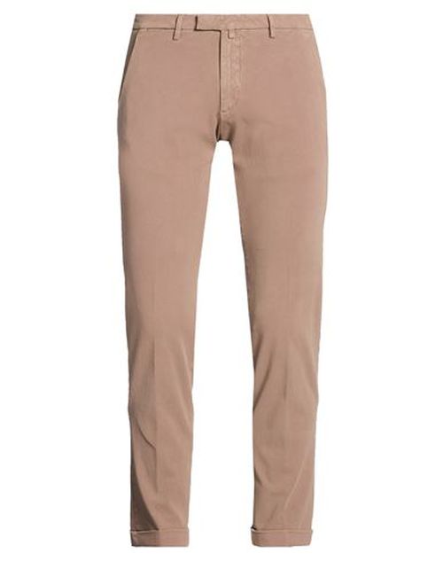 Man Pants Light brown Size 34 Cotton, Elastane