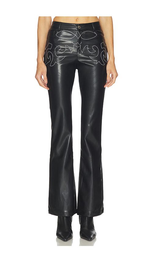 WeWoreWhat Low Rise Western Pant in Black. 6. Also , 10, 12