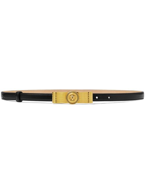 Versace Medusa leather belt - ブラック