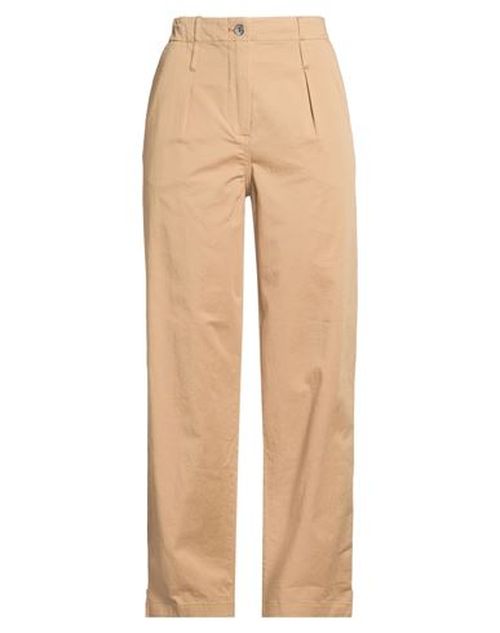 Samsøe Φ Samsøe Woman Pants Sand Size XS Organic cotton, Linen, Elastane