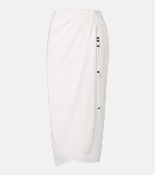 Azura cotton wrap skirt