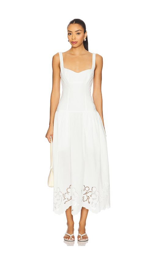 Tularosa Amaya Maxi Dress in White. M. Also in