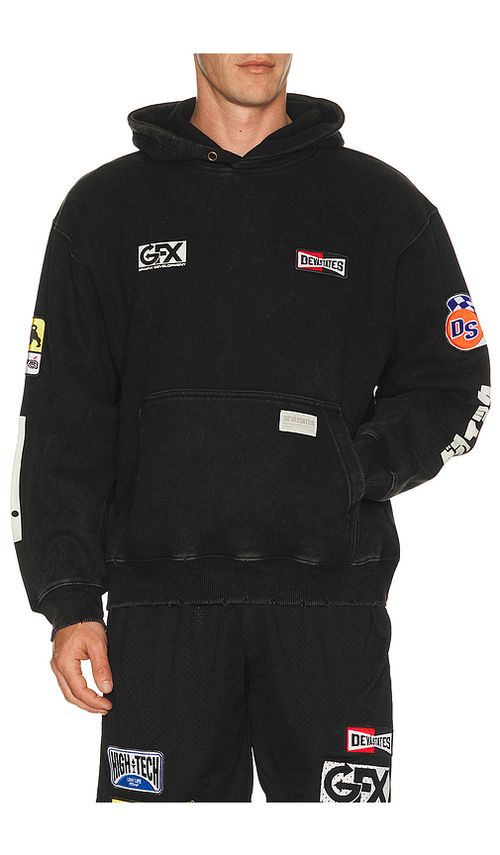 Deva States Garage Hoodie in Black. M. Also in S, L, XL/1X, XXL/2X
