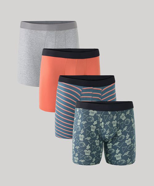Men's Touchdown Everyday Extended Boxer Brief 4-Pack