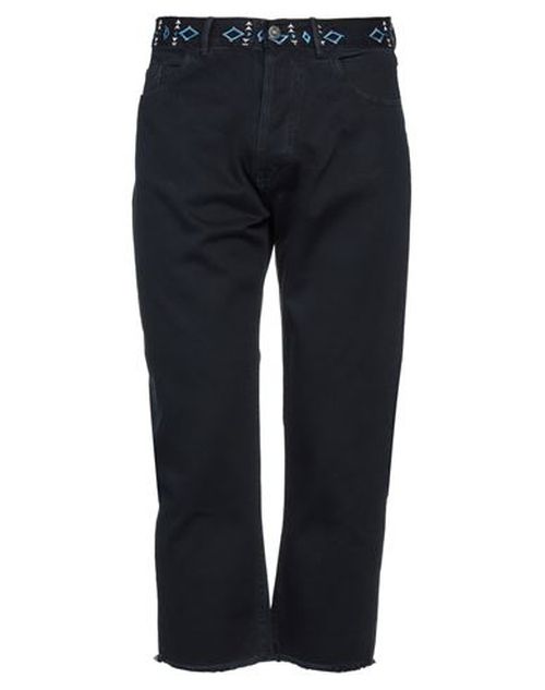 Man Cropped Pants Midnight blue