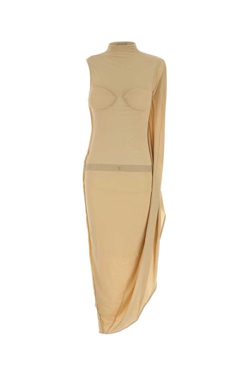 Viscose Dress — Beige