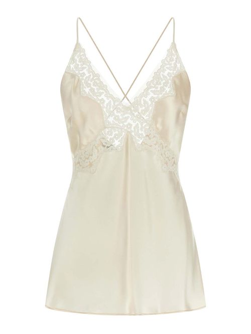 Satin And Lace Top