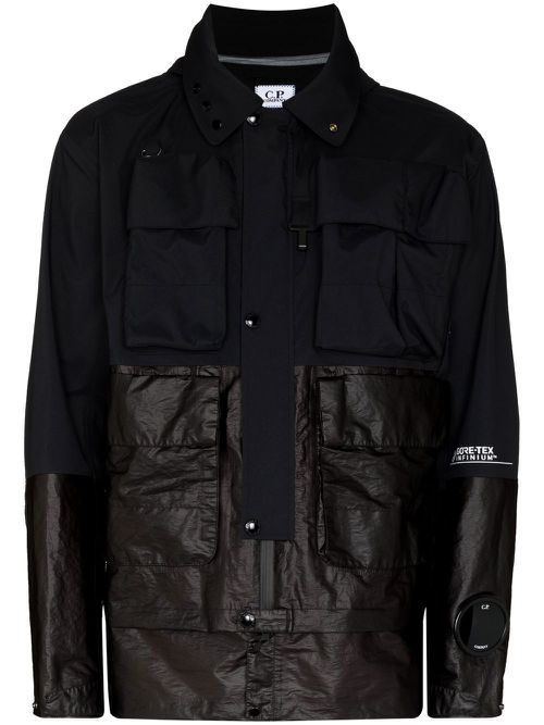 Zip-up hooded jacket - Black