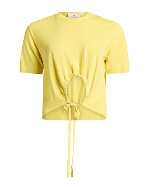 Woman Sweater Yellow Size L Viscose, Polyamide