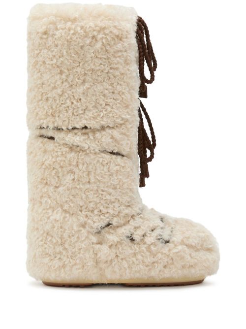Moon Boot Lace-Up Rubber Sole
