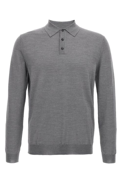 Virgin Wool Polo Shirt