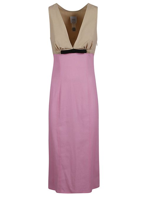 Seersucker V Dress