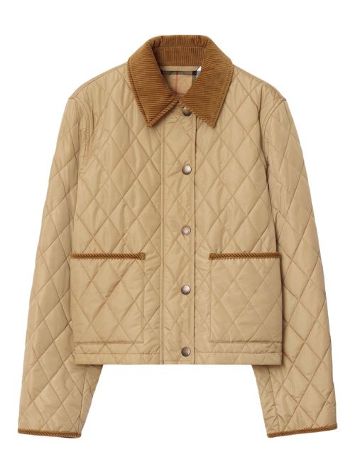 Burberry cropped quilted jacket - Neutrals