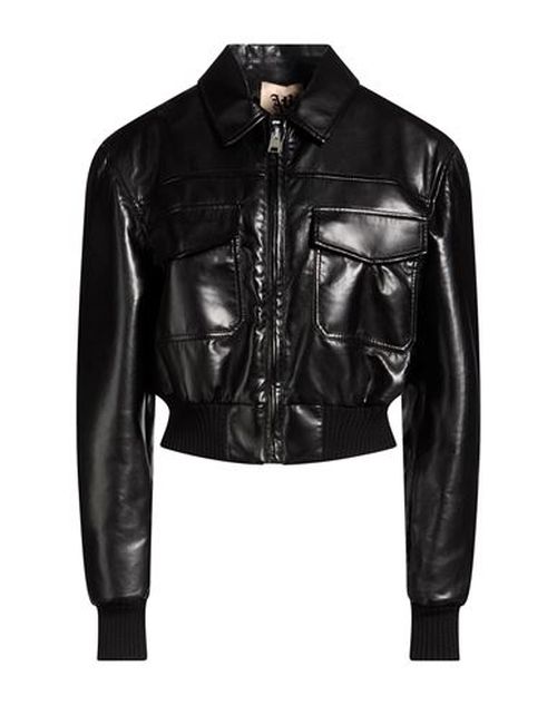 Woman Jacket Black Size XS Polyester