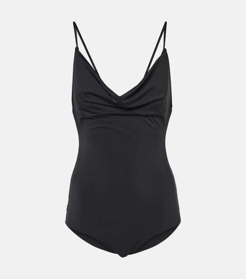 Draped swimsuit