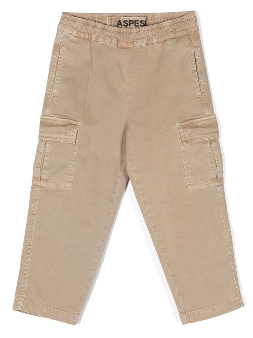Cargo cotton trousers - Neutrals