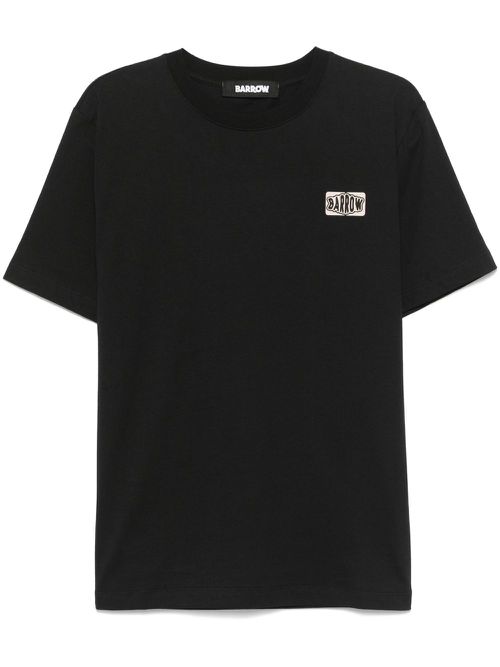 Logo-print T-shirt - Black