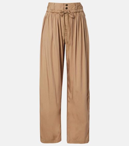 Inaya layered wide-leg pants