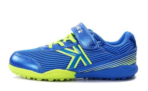 KELME Laceless Soccer Cleats Youth and Kids – Futsal or Turf Soccer Shoes for Boys/Girls – Indoor or Outdoor Football Boots