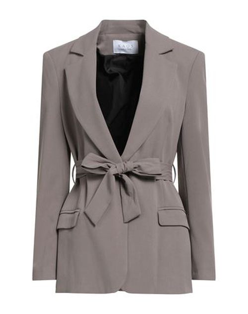 Woman Blazer Taupe Size 8 Polyester, Viscose, Elastane